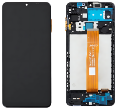 Samsung A125F A12 2021 Display Originale + Frame Nero