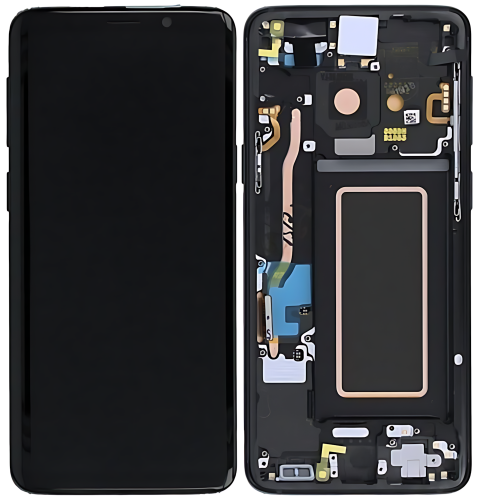 Samsung S9 G960F Display Originale + Frame Service Pack Nero