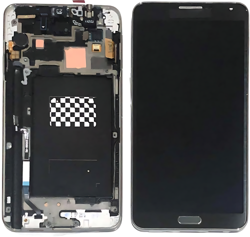 Samsung Note 3 N9005F Display Rigenerato Con Frame Nero