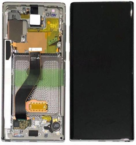 Samsung Note 10 N970F Display Rigenerato + Frame Bianco