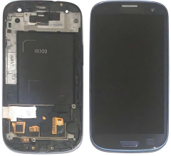 Samsung S3 i9300 Display ORIGINALE + Frame Blu