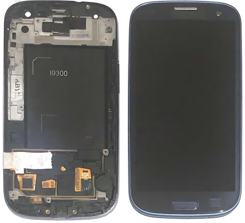 Samsung S3 i9300 Display ORIGINALE + Frame Blu
