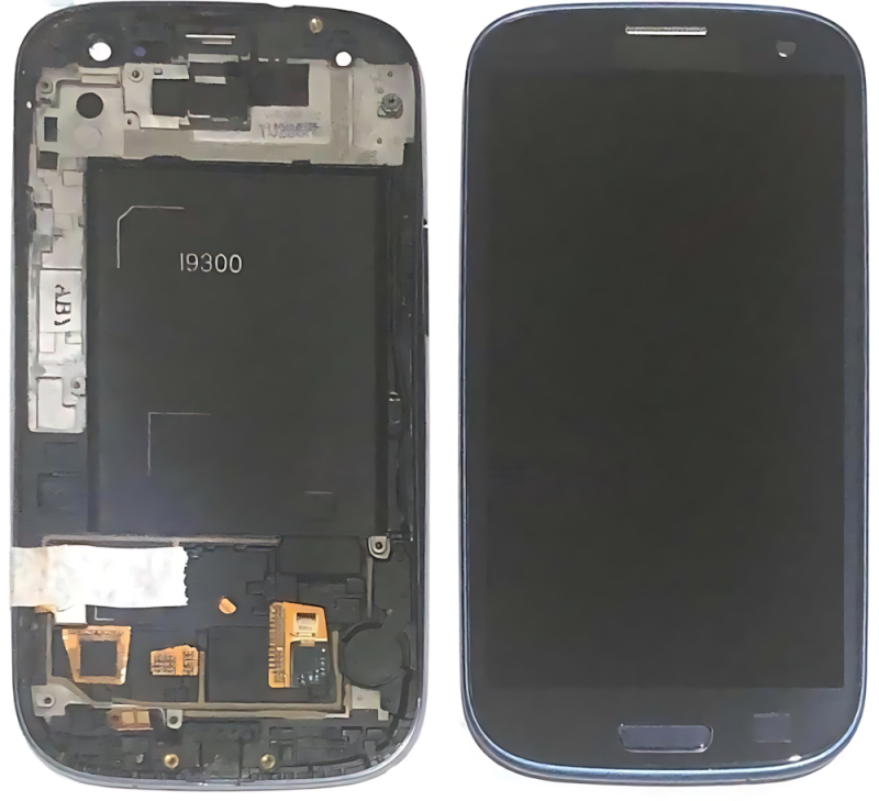 Samsung S3 i9300 Display ORIGINALE + Frame Blu