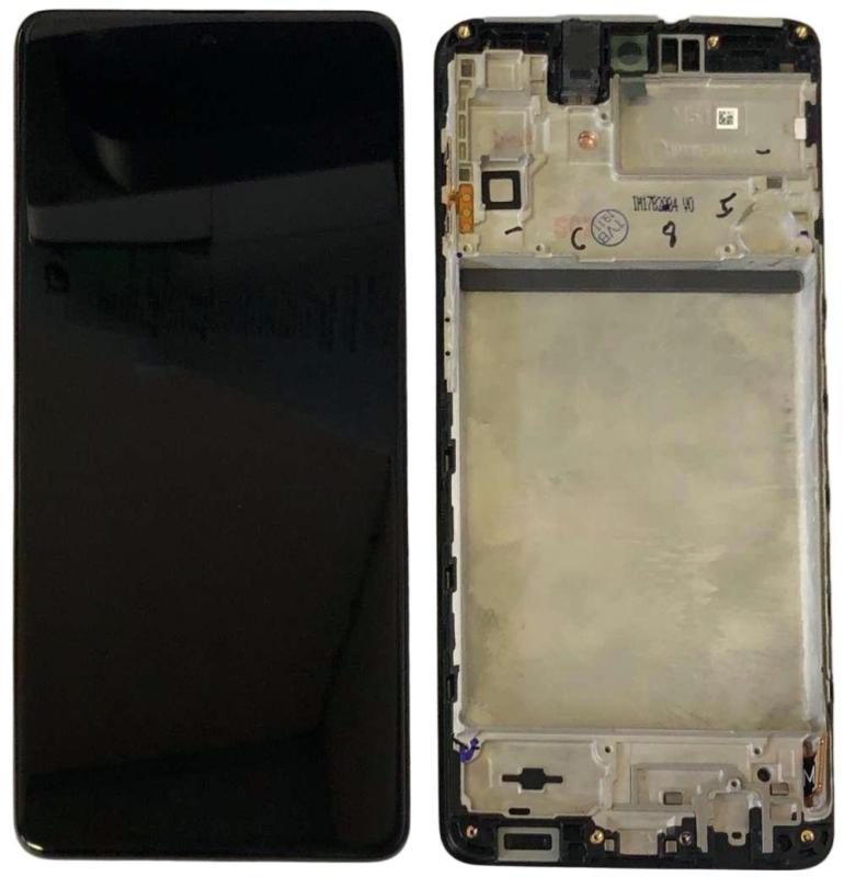 Samsung M515F M51 2020 Display Originale + Frame Service Pack Nero
