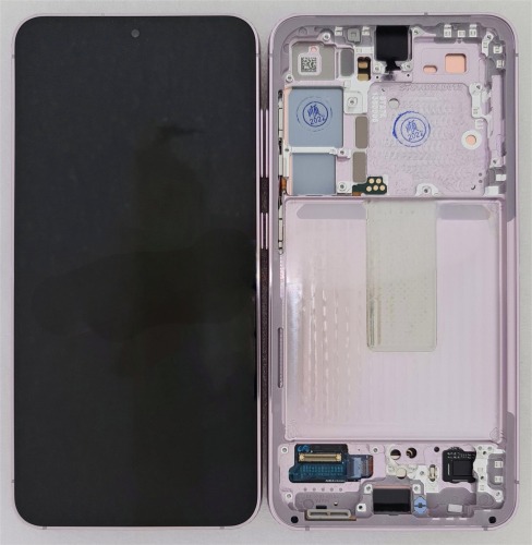 Samsung S23 5G S911B Display Originale + Frame Service Pack Viola Rosa