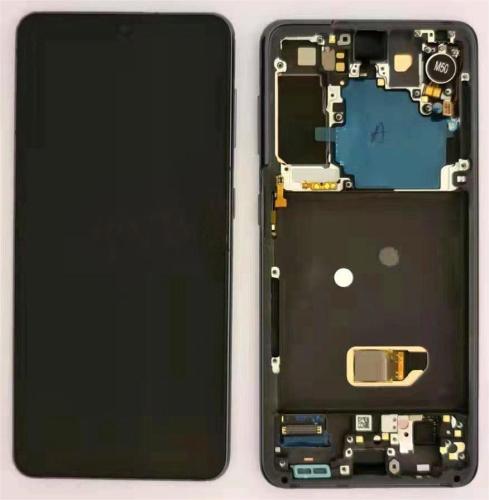 Samsung S21 5G G991B 售后原装总成带框 黑灰
