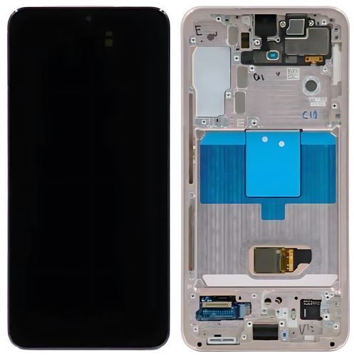 Samsung S22 S901B 售后原装总成带框 金紫 (不带开机音量外键按键)