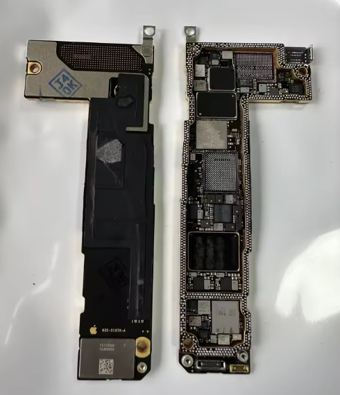 CNC cut scheda logica lucidatura parte Inferiore per iphone 12 PRO. Rigenerati, non garanzia