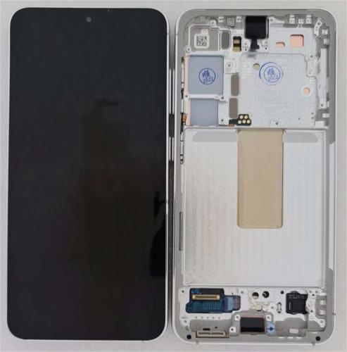 Samsung S23 5G S911B Display Originale + Frame Service Pack Verde Lime