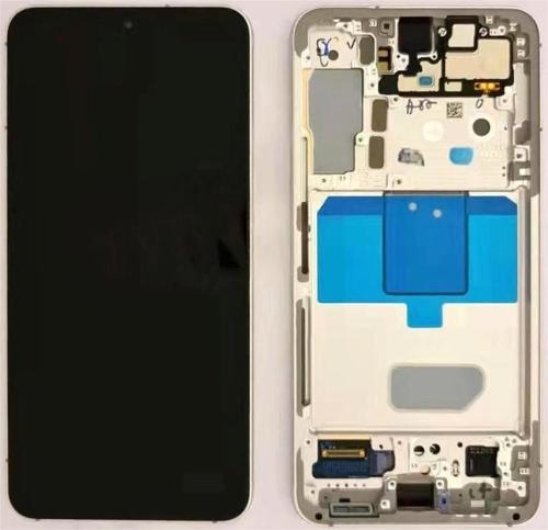 Samsung S22 S901B 售后原装总成带框 白/奶黄色/天蓝色 (不带开机音量外键按键)