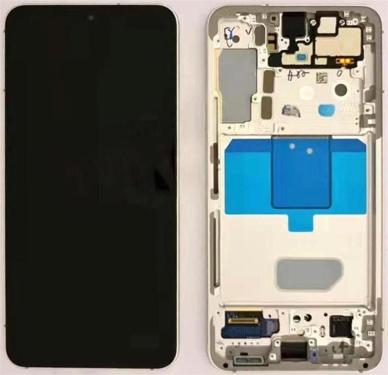 Samsung S22 S901B 售后原装总成带框 白/奶黄色/天蓝色 (不带开机音量外键按键)