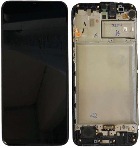 Samsung M315F M31 2020 Display Originale + Frame Service Pack Nero