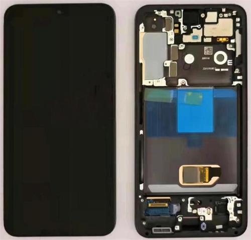 Samsung S22 S901B 售后原装总成带框 黑 (不带开机音量外键按键)