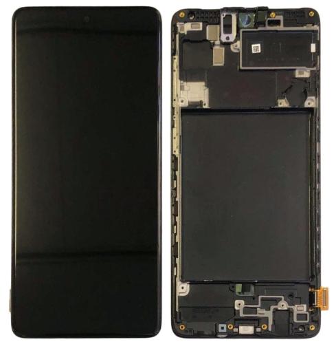 Samsung A715F A71 2020 售后原装总成带框 黑