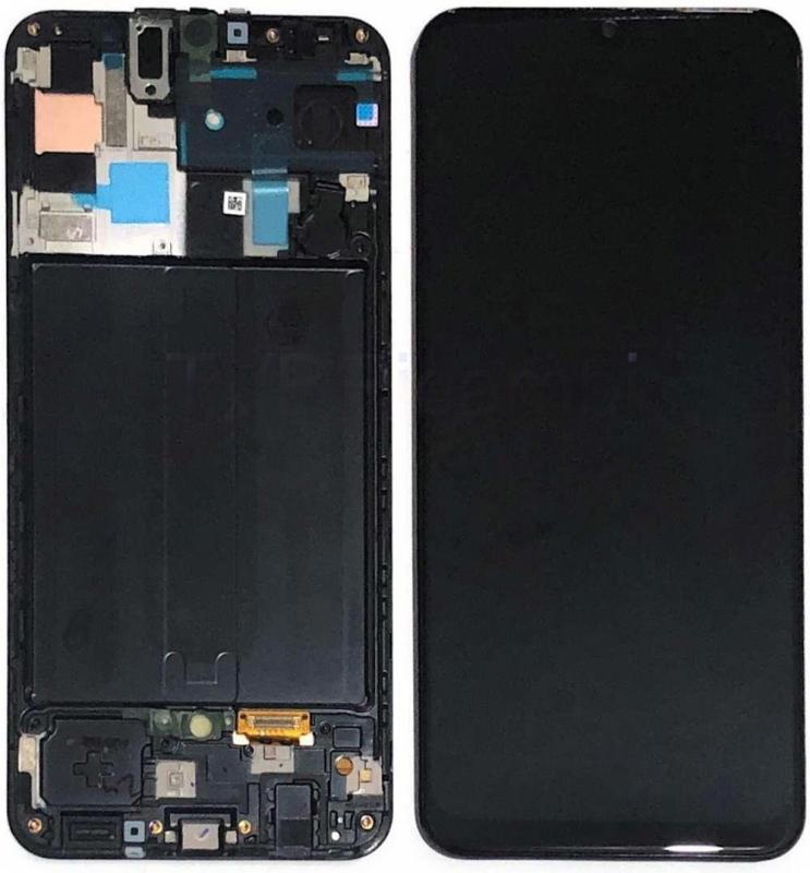 Samsung A505F A50 2019 售后原装总成带框 黑