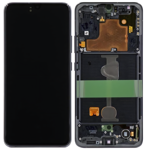 Samsung A908F A90 5G 2019 Display Originale Con Frame Nero