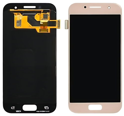 Samsung A320 2017 Display ORIGINALE Cambiato Vetro Rosa