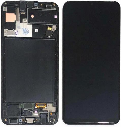 Samsung A307F A30S 2019 售后原装总成带框 黑