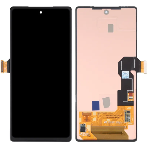 Google Pixel 6A GX7AS GB62Z G1AZG Display ORIGINALE Cambiato Vetro + Frame Nero