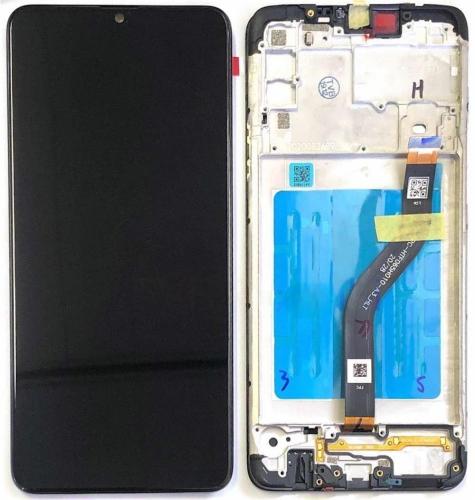 Samsung A207F A20S 2019 Display Originale Con Frame Service Pack Nero