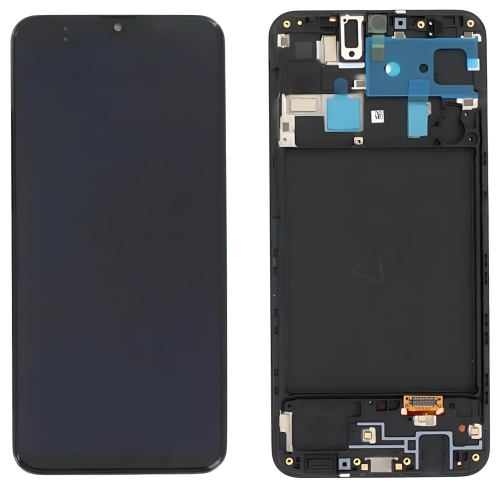 Samsung A205F A20 2019 M10s M107F 售后原装总成带框 黑