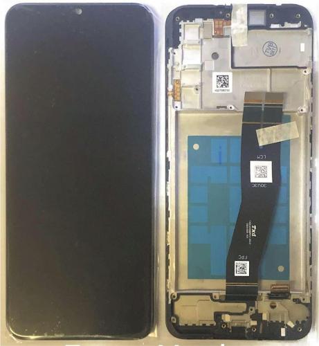 Samsung A025G A02S 2020 (Versione Europea) Display Originale + Frame Service Pack Nero