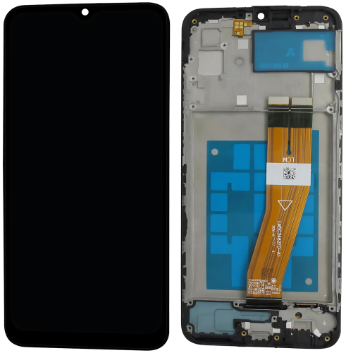 Samsung A035F A03 2021 2022 (Versione Indiana) Display Originale Con Frame New Nero LM5C3482F0-A1