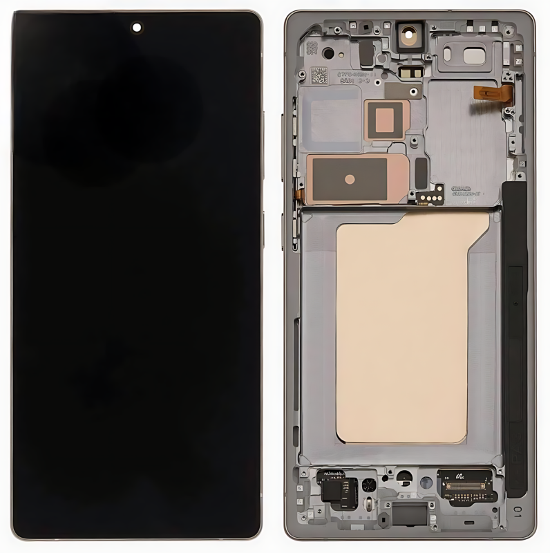 Samsung S25Ultra 5G S938B Display Originale + Frame Service Pack Titanio Grigio / Verde / Rosa Oro /Titanio Nero