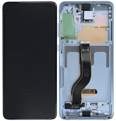 Samsung S20Plus 4G S20Plus 5G G985F G986B Display Originale + Frame Service Pack Cloud Blu