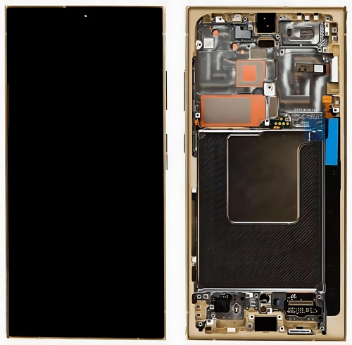 Samsung S24Ultra 5G S928B 售后原装总成带框 黄