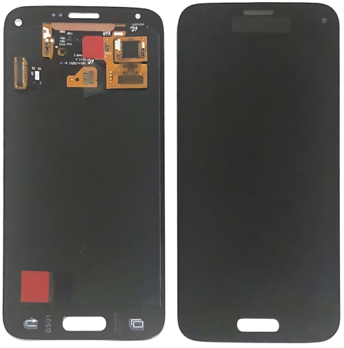 Samsung S5Mini G800F Display ORIGINALE Cambiato Vetro Senza Frame Nero
