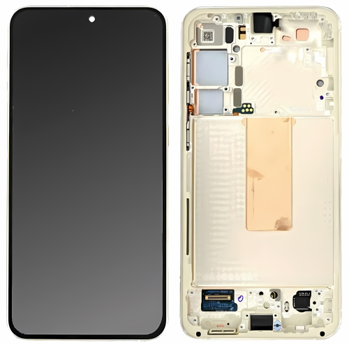 Samsung S23Plus S916B Display Originale + Frame Service Pack Cream/Giaollo