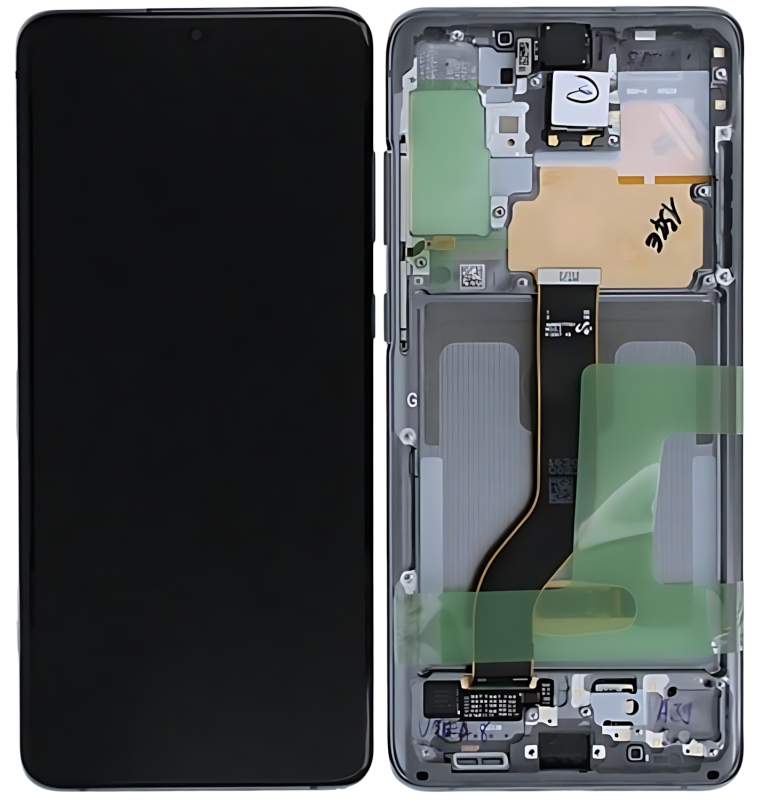 Samsung S20Plus 4G S20Plus 5G G985F G986B Display Originale + Frame Service Pack Grigio