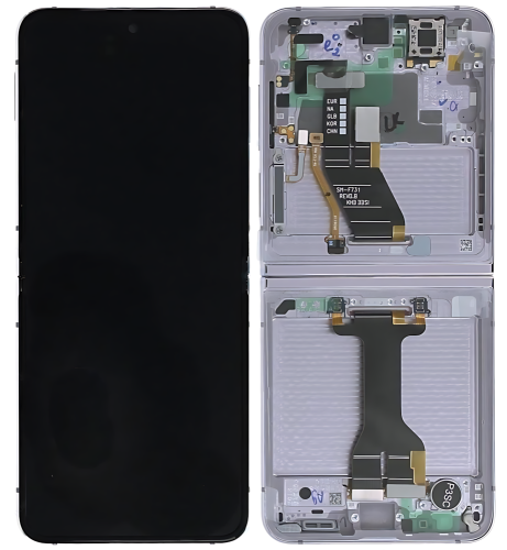 Samsung Z Flip 5 5G F731B 售后原装总成带框 紫罗兰色