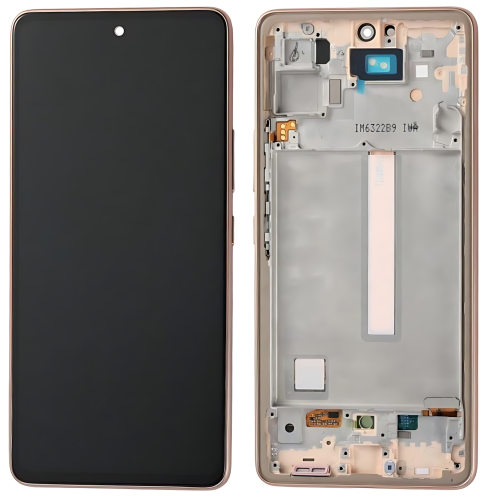 Samsung A536B A53 5G 2022 原换盖板带框 金/橙