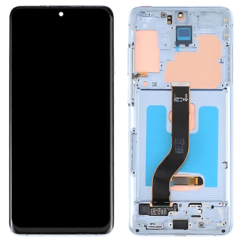 Samsung S20 5G G981B 国产OLED带框 蓝 (注意 系统更新后会不触/不显)