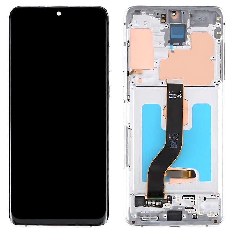 Samsung S20 5G G981B 国产OLED带框 白 (注意 系统更新后会不触/不显)