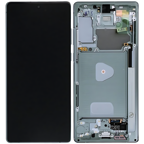 Samsung Note 20 5G N980F N981B Display OLED + Frame Verde