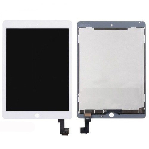 IPad 6 IPad Air2 Display ORIGINALE Cambiato Vetro Bianco A1566 A1567