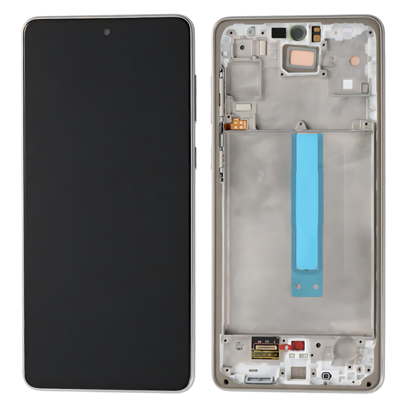 Samsung A736B A73 5G Display Originale + Frame Service Pack Bianco
