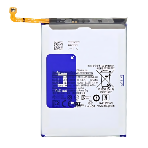 Batteria De Grande Capacita 5000MAH EB-BA156ABY Samsung A155F A15 4G A156B A15 5G (Prodotto Nello Stabilimento Di Deji, Senza Logo)