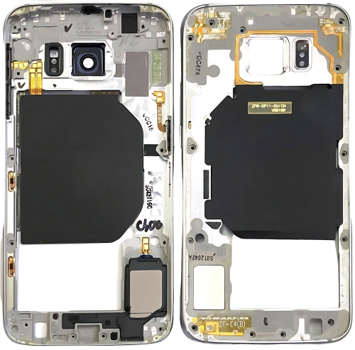 Samsung S6 G920F Frame Cornice Centrale Nero