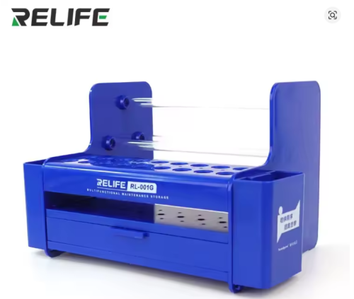RELIFE RL-001G Xinxun, contenitore per utensili per la riparazione di prodotti elettronici per telefoni cellulari, contenitore per cacciaviti, contenitore per la conservazione da tavolo