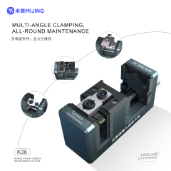 Dispositivo di riparazione per fotocamere per cellulari Mijing K36. Dispositivo di serraggio multi-angolo per riparazioni complete per risolvere il problema della filigrana di stampo fuori fuoco