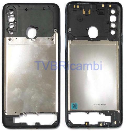 Samsung A207F A20S 2019 Frame Cornice Centrale Verde