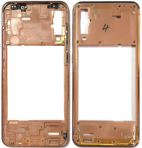 Samsung A505F A50 2019 Frame Cornice Centrale Arancione
