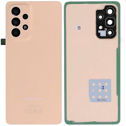 Samsung A536B A53 5G 2022 原装后盖带镜片 金/橙