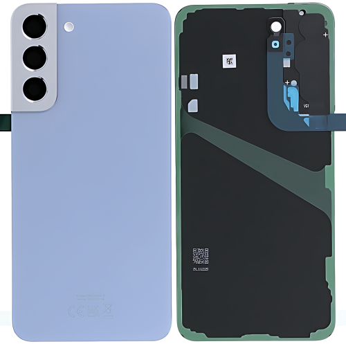 Samsung S22Plus S906B Cover Posteriore + Supporto Fotocamera Azzurro