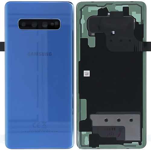 Samsung S10Plus G975F Cover Posteriore + Supporto Fotocamera Blu