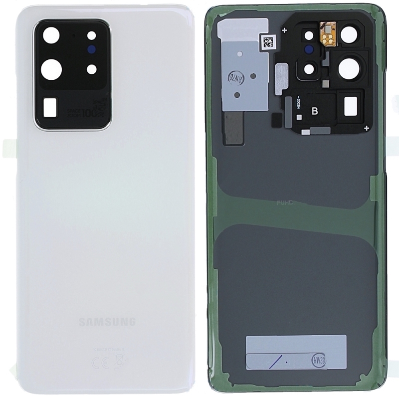 Samsung S20Ultra 5G G988B Cover Posteriore + Supporto Fotocamera Bianco